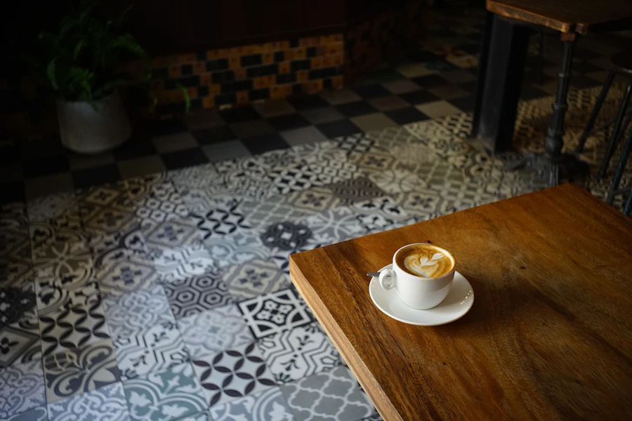 Koffie als voorbeeldbeeld voor een socialmediapost
